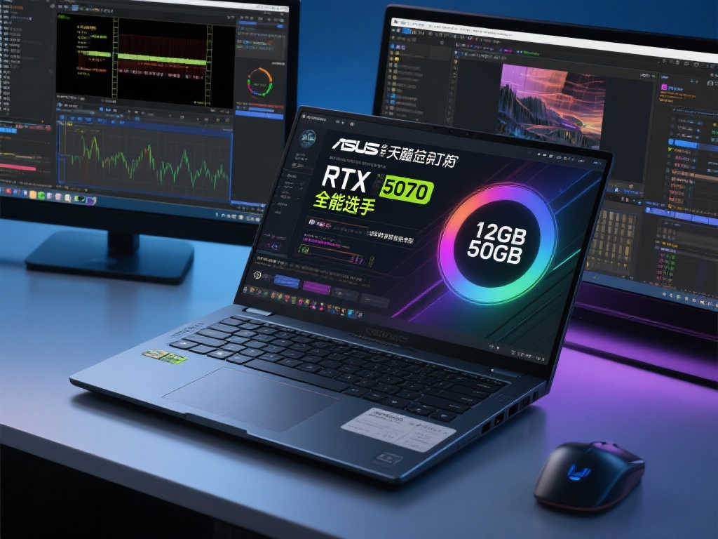 纯白之力！华硕天选RTX 5070 12GB显卡震撼登场！